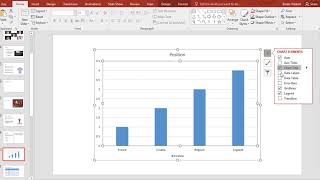 Microsoft PowerPoint - Adding Data Labels to a Chart