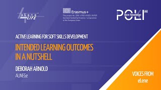 Intended Learning Outcomes in a nutshell (Deborah Arnold)