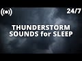 Thunderstorm Sounds for Sleep | Heavy Rain & Thunder Sounds for Relaxing | Stormy Weather Rainstorm