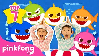 [TOP 7] Best Baby Shark Songs | Compilation for Kids | Pinkfong Baby Shark