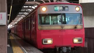 名鉄6000系9次車 6048f＋名鉄6500系鉄仮面 6503f(急行内海行き）上小田井駅 発車‼️