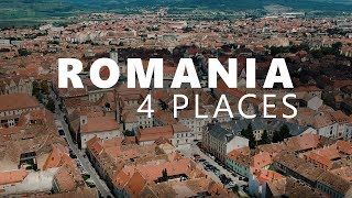 4 Places to Visit in Romania - Brasov, Dracula's Castle, Sibiu, Peles Castle (Romania travel video)