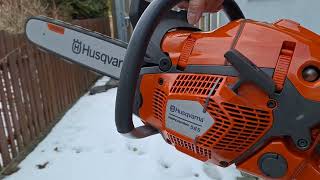 Chainsaw Husqvarna 565 FIRSTSTART TEST #chainsaw