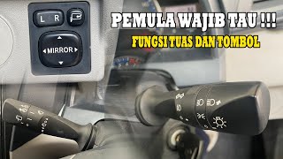 Belajar Setir Mobil - Pengenalan Fungsi Tombol dan Tuas Dalam Mobil Lengkap ‼️