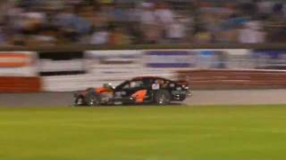 Huge Modified crash at Bowman Gray Stadium 6-4-2011