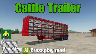Cattle Trailer / FS25 crossplay mod