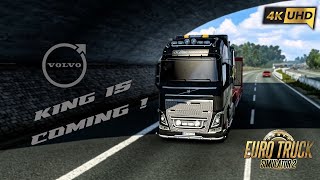 ⁴ᴷ⁶⁰ Volvo FH 600 Black Rage! -Short Distance Roller Transport - Euro Truck Simulator 2 -4K Gameplay