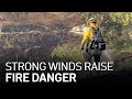 Strong Winds, Dry Vegetation Prompt Fire Danger in Parts of Bay Area