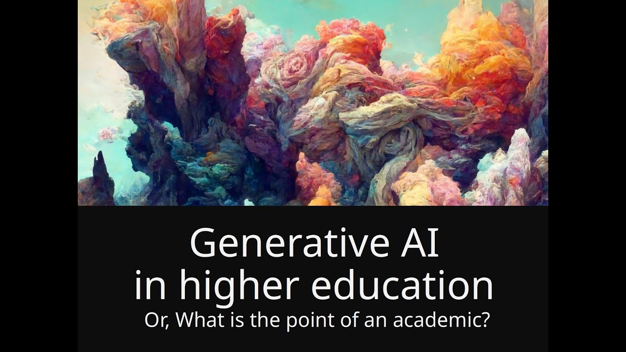 Generative AI In Higher Education - YouTube