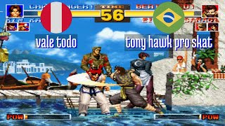 FT5 @kof95: vale todo (PE) vs tony hawk pro skat (BR) [King of Fighters 95 Fightcade] Jan 18