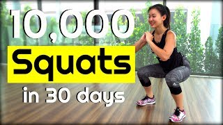 10,000 SQUAT Challenge in 30 Days | Joanna Soh