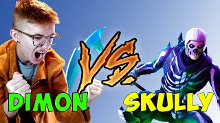 ΕΠΑΙΞΑ 1V1 ΜΕ ΤΟΝ SKULLY! Fortnite DimON - Dimon GL Show