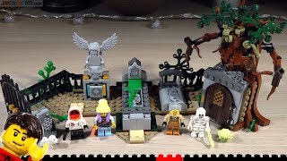 Build ⏩ LEGO Hidden Side Graveyard Mystery 70420 time lapse