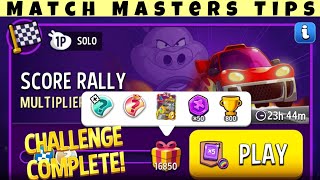 Score Rally Multiplier Madness Rainbow Solo Challenge 16850 Score | Match Masters Tips