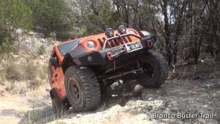 Hill Country Crawlers off-road with AEV for Jones Jeeps' Texas Expedition Crawl at Hidden Falls