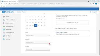 Student Navigate Tutorial How to Schedule an Appointment with Your Advisor