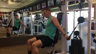 Seated Decline Cable Fly