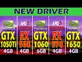 GTX 1050Ti vs RX 560 vs GTX 1060 vs RX 570 vs GTX 1650 | NEW DRIVER |