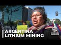 Argentina indigenous groups protest against lithium mining