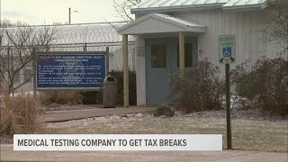 Muskegon granting tax breaks to medical testing company moving into city