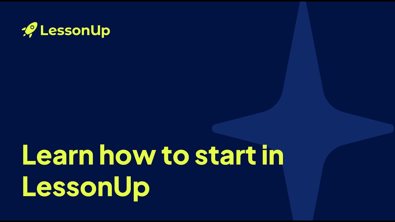 Learn How To Start In Lessonup Youtube