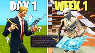 1 Week of Fortnite Keyboard and Mouse Progression!