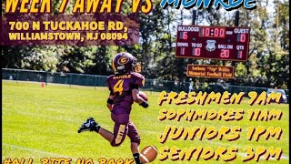 Glassboro Bulldogs vs Monroe Braves Seniors 2021