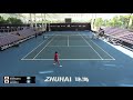 qf ao wildcard competition 清水 綾乃 d 波形 純理 6 4 6 1