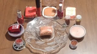 Mixing Makeup and Glitter into clear slime | Satisfying slime videos 3