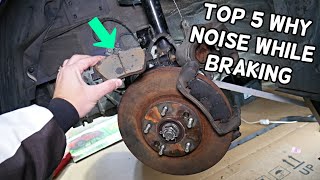 GRINDING NOISE SQUEAKING NOISE WHILE BRAKING ON KIA OPTIMA FORTE SPORTAGE SOUL SORENTO RIO