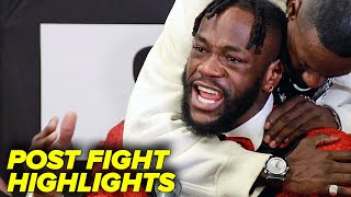 HIGHLIGHTS • DEONTAY WILDER VS ROBERT HELENIUS EMOTIONAL POST FIGHT PRESS CONFERENCE