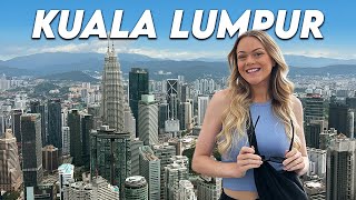 First time exploring Kuala Lumpur Malaysia 🇲🇾 trying viral food spots, KL Tower & best things to do!