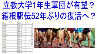 立教大学1年生軍団が有望？箱根駅伝52年ぶりの復活へ？【箱根駅伝予選会】