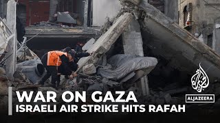Israeli air strike near the Kuwait Hospital in Rafah has killed at least eight Palestinians