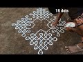 15 x 1 dots kambi kolam beautiful sikku kolam big kambi kolam design sathyaselva arts