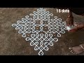 15 x 1 dots kambi kolam beautiful sikku kolam big kambi kolam design sathyaselva arts