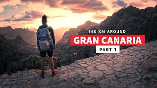 Hiking alone 160 km around Gran Canaria - PART 1