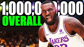 LEBRON JAMES 1,000,000 OVERALL NEXT GEN UPDATE In NBA 2K24..
