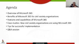 Webinar - Microsoft 365 Effective Cloud Solution for Civil Society  Organisations