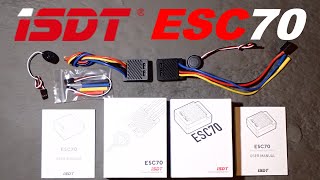 ISDT ESC70 - Prerelease Version and Finally Released Version: Hardware