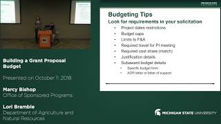 Building A Grant Proposal Budget