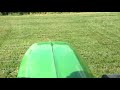 mowing red clover with real time kinematic rtk satellite navigation