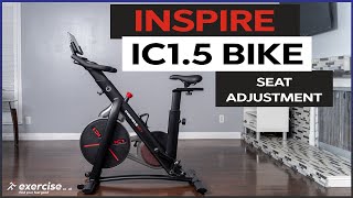 Inspire IC1.5 Bike - Seat Adjustment