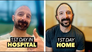 MY FIRST DAY HOME AFTER COLON CANCER SURGERY... (My Anxiety About Life \u0026 Death) | Post-Op Day 5