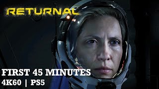 Returnal - First 45 Minutes of Playstation 5 Gameplay in 4K60 | No commentary