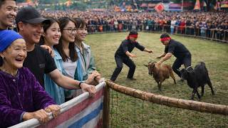 CEO Trieu Khang helps a single elderly woman relive the joys of her childhood village festival.