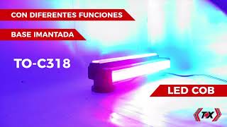 Torreta de led cob automotriz TO C318