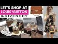 SHOP WITH ME AT LOUIS VUITTON & GIVENCHY! | + LV UNBOXING! 📦 | LUX SHOPPING VLOG 🛍