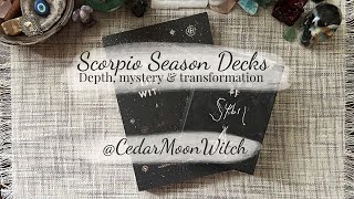 ✨🕯 Scorpio Season Decks // Depth, Mystery & Transformation ✨
