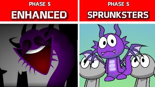 Incredibox Spunksters PHASE 5 Sounds VS Sprunki Phase 5 (Y.N.R.Sprunki Edition)